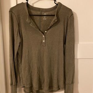 Aerie Soft & Sexy Longsleeve w Buttons